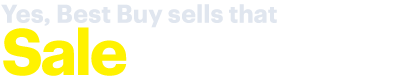 Yes, Best Buy Sells That Sale